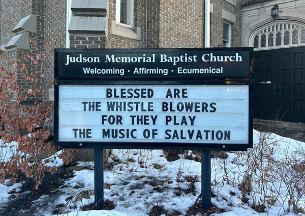 Blessed are the whistle blowers