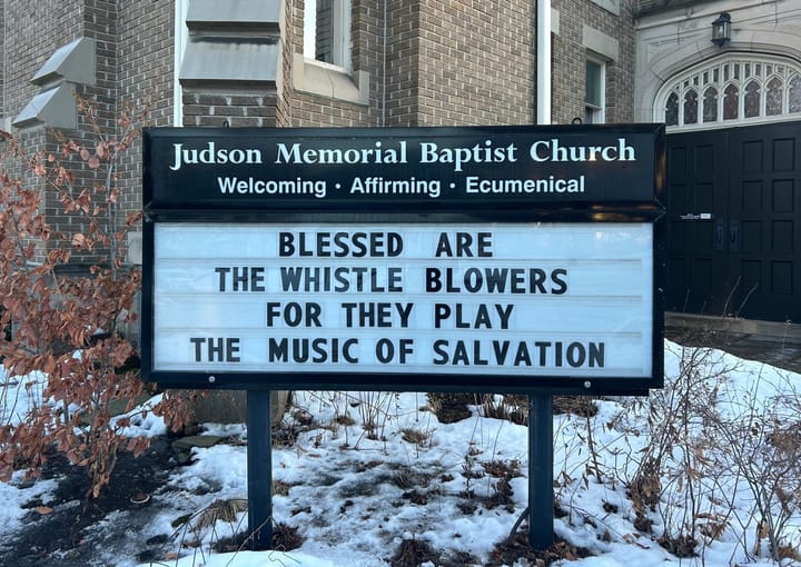 Blessed are the whistle blowers